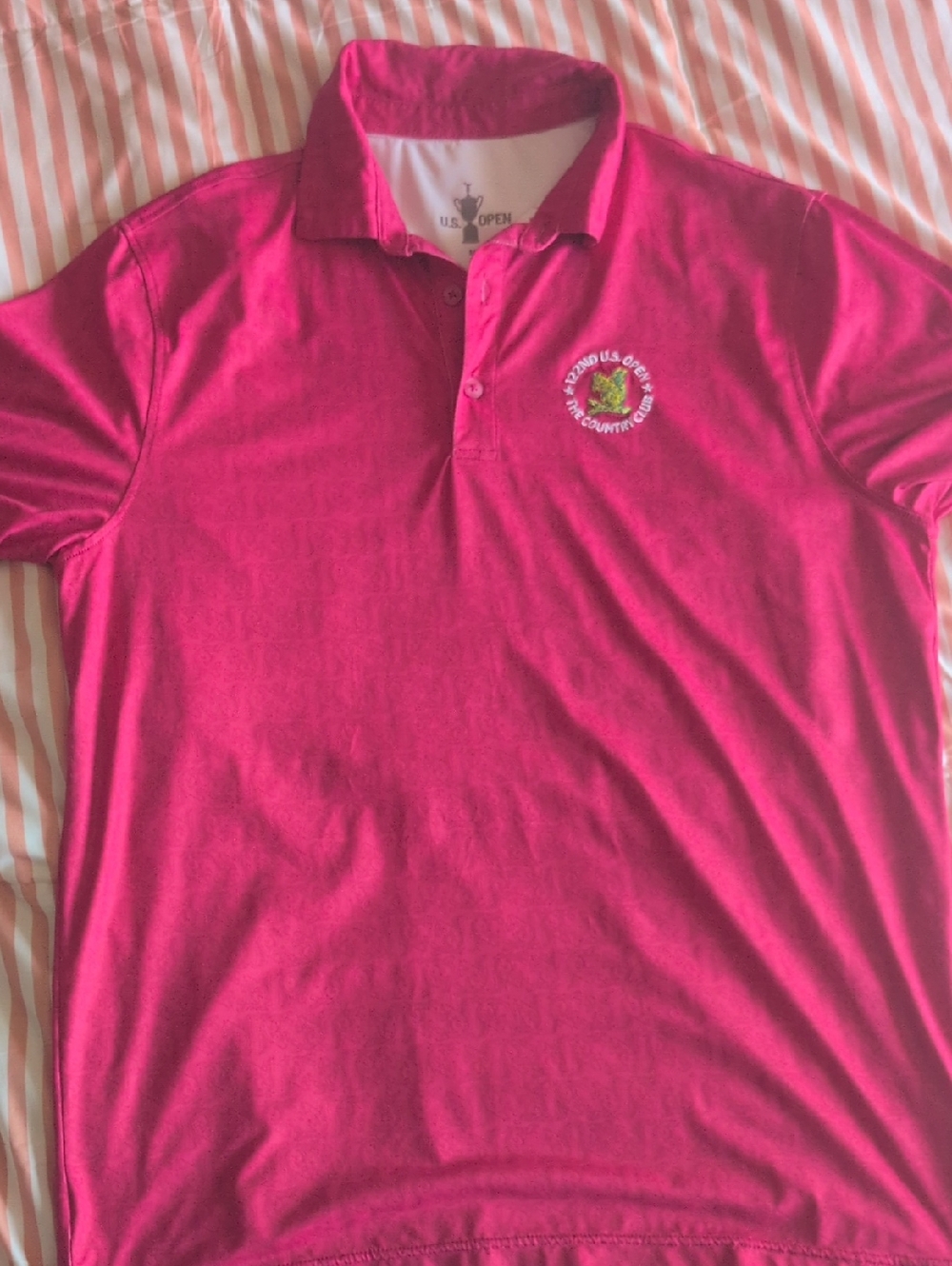 U.S. Open 122nd Embroidered Polo - Red Golf